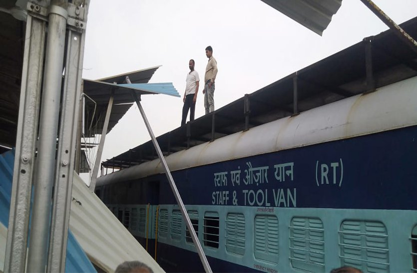 patrika इस स्टेशन पर हुआ ऐसा हादसा, मच गई चीख पुकार