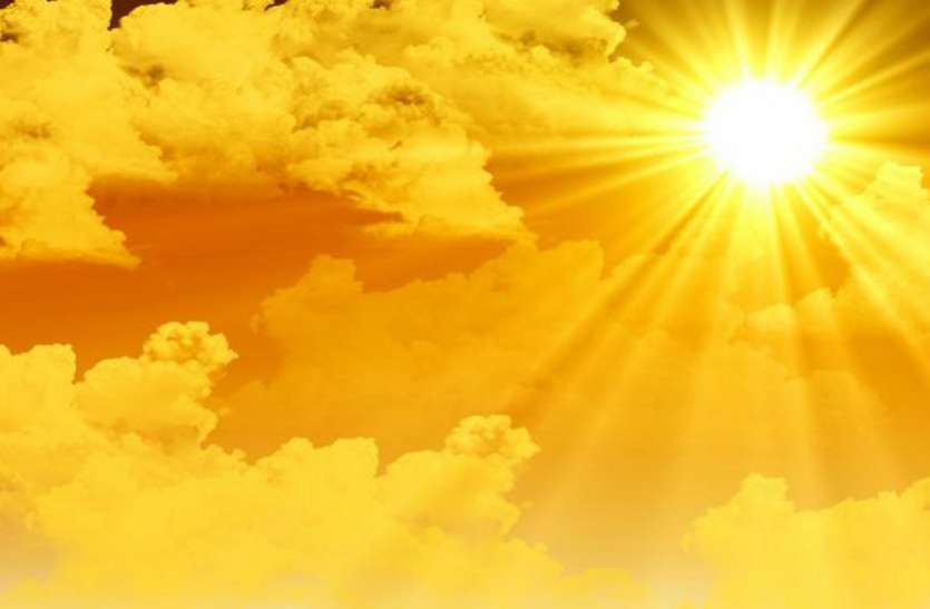 Maximum temperature increased six degrees छह डिग्री तक बढ़ गया अधिकतम तापमान
