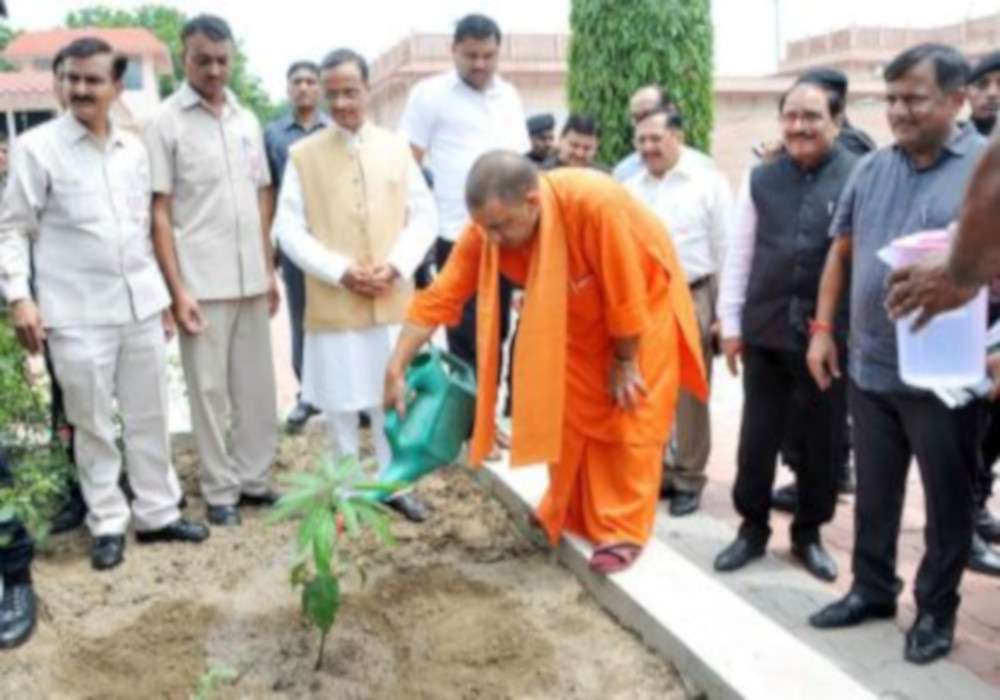 Yogi Adityanath Plantation Campaign