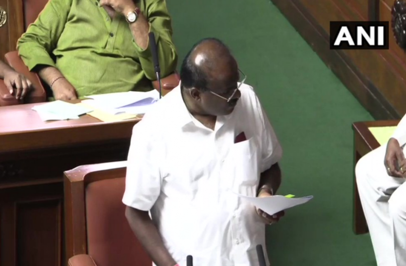hd kumaraswamy कर्नाटक विधानसभा में कुमारस्वामी ने किया ऐलान- हम फ्लोर टेस्ट के लिए तैयार
