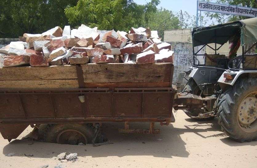 gangapurcity news खुदाई ने बिगाड़ी शहर की सूरत