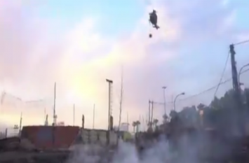 Helicopters and planes swing into action as wildfires in Italy VIDEO: इटली के जंगलों में भीषण आग, हेलीकॉप्टर और प्लेन के जरिए बुझाने की कोशिश