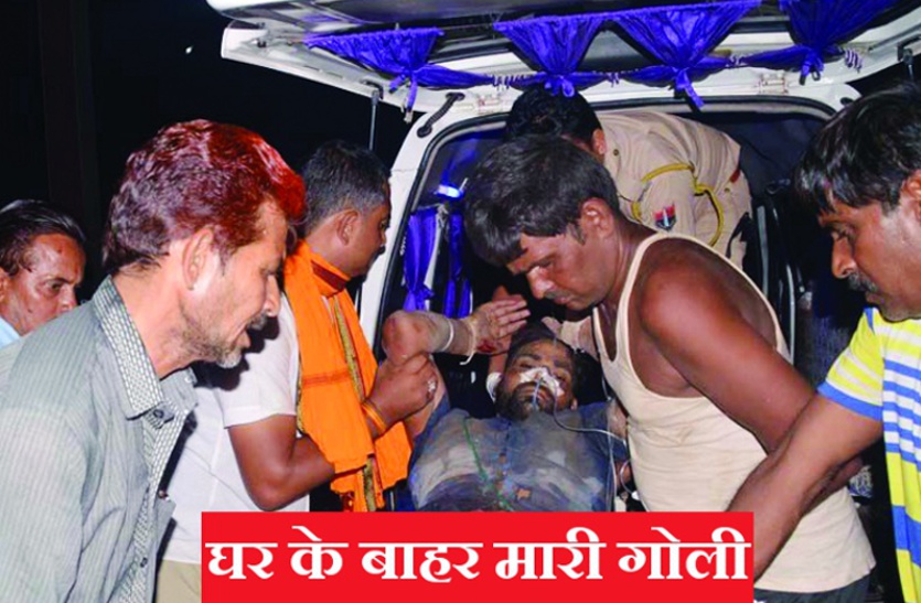 crime news झालावाड़ में युवक को नजदीक से गोली मारी, कोटा में अंधाधुन फायरिंग से दहशत