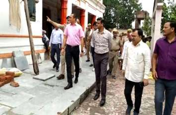 Commissioner Inspection Basti Kavad Mela Preparing कमिश्नर ने लिया श्रावण मास और कांवड़ मेले की तैयारियों का जायजा, 20 जुलाई का अल्टिमेटम
