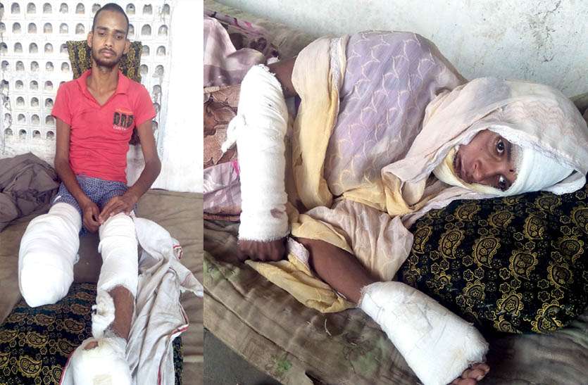 couple-without-getting-complete-treatment-in-jaipur-hospit आर्थिक तंगी की मार : बिना उपचार कराए हॉस्पिटल से घर लौटी दम्पती, मकानों में करंट दौडऩे हुई थी घायल