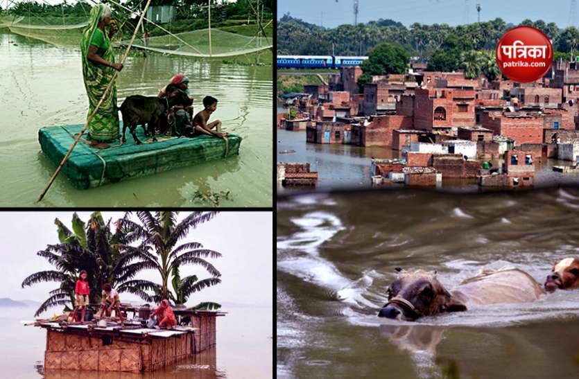 floods मुसीबत की बाढ़ः असम-बिहार समेत 5 राज्यों में 70 लाख लोग प्रभावित, 40 से ज्यादा की मौत, हालात बदतर