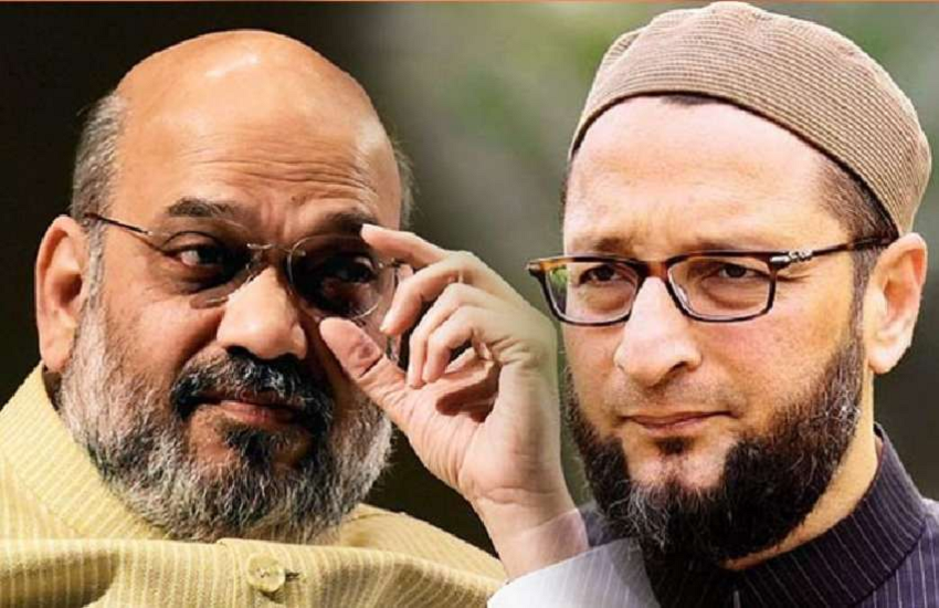 Amit Shah vs Asaduddin Owaisi