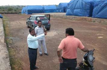 Officer to reach investigations Investigation : दो हजार क्विंटल गेहूं गायब करने के मामले की जांच करने सिंगवासा पहुंचे अफसर