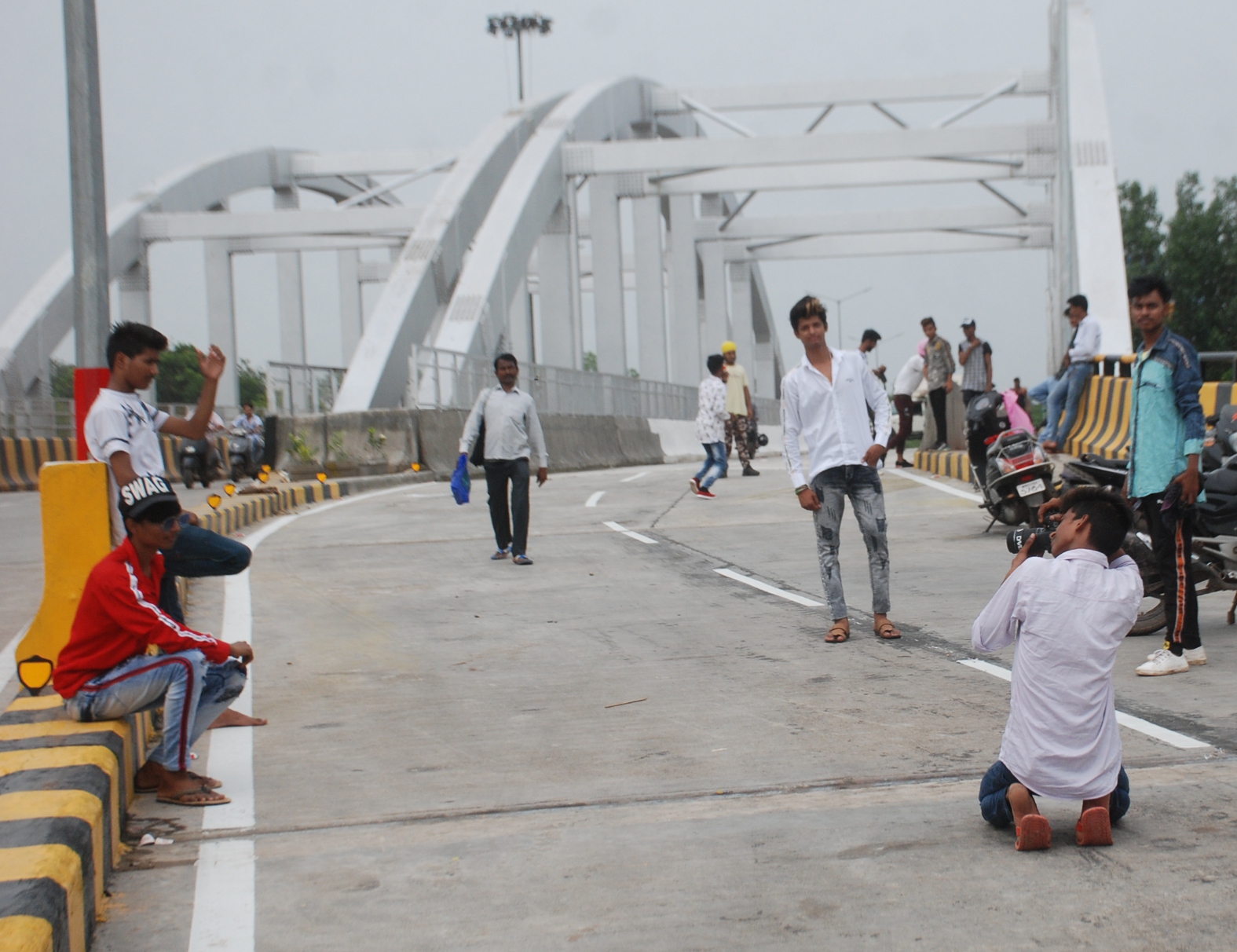 Inauguration of Halt ROB नए आरओबी का उद्घाटन टला