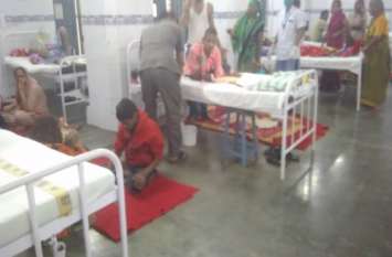 District Hospital's cleaning system Beptari: Tender canceled जिला अस्पताल की सफाई व्यवस्था बेपटरी: टेंडर निरस्त, गंदगी से पटे वार्ड और बरामदे, फर्श पर मरीजों का हो रहा इलाज