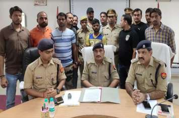 UP Police arrest 25,000 crude bogus in etawah पुलिस ने 25000 के इनामी बदमाश को गिरफ्तार, आगरा कानपुर हाइवे पर हुई थी मुठभेड़