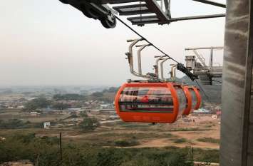 rope way Hanuman Lanka Devout जहां लंका दहन के बाद आज भी विराजमान हैं हनुमान वहां अब रोप वे से दर्शन को पहुचेंगे श्रद्धालु