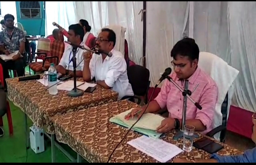 Event of Cluster Monitoring System held in Hiranagar कलेक्टर ने मौके पर ही ग्रामीणों की समस्याओं का किया निराकरण