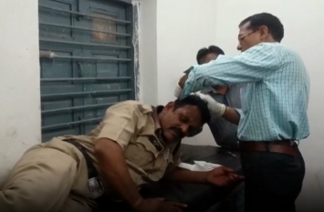 People attacked the police Breaking : आरोपियों को पकडऩे गई पुलिस पर लोगों ने बरसाए पथ्थर, पांच पुलिस कर्मी घायल