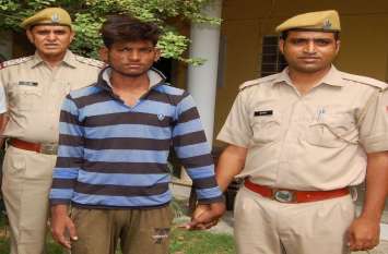 murder news in jhunjhunu शादीशुदा प्रेमिका के चक्कर में युवक की हत्या कर मोटरसाइकिल से झुंझुनूं से यूपी पहुंच गया आरोपी