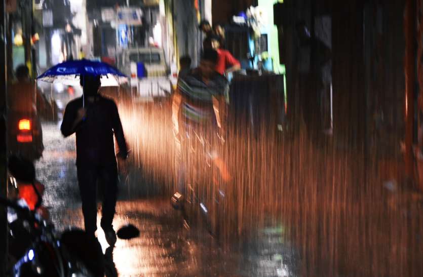 monsoon 2019 in rajasthan : rain in bikaner सावन आया...बादलों ने भी राग मल्हार गाया