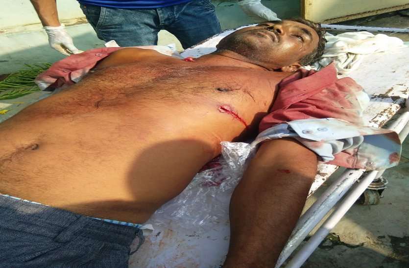 man murder in bhind for plantation in temple land मंदिर में पौधारोपण करने पर उतारा मौत के घाट, पुलिस से सामने मारी गोली