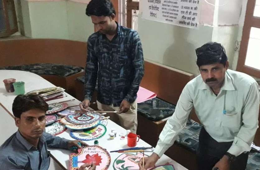 hindaun karauli news कूंची के कलाकारों की आज होगी ‘रंग मल्हार’