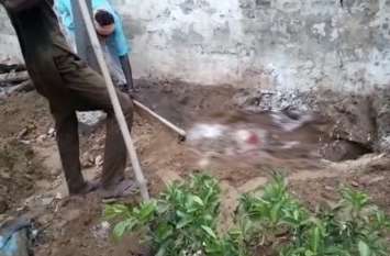 naath sampradaay Sant akkalnath murder, Sant akkalnath body found डेरे में संत की बेरहमी से हत्या, जमीन में दबा हुआ शव बरामद
