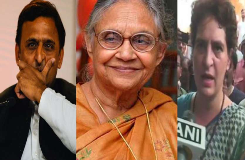 Akhilesh Sheila Priyanka शीला दीक्षित के निधन पर प्रियंका गांधी भावुक, अखिलेश, सीएम योगी ने भी जताया दुख, जारी किया बयान