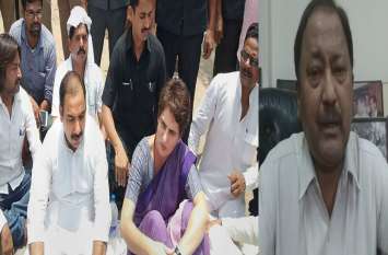 Pradeep mathur statement on Sonbhadra killing and priyanka Gandhi मिर्जापुर में प्रियंका गांधी के साथ हैं प्रदीप माथुर, दिया बड़ा बयान