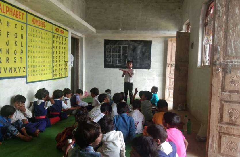 School operated under construction house rent किराए के निर्माणाधीन भवन में संचालित हो रहा स्कूल