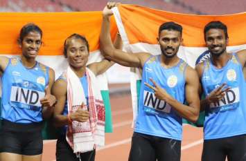 Sprinter Hima Das win 5th Gold Medal in This Month हिमा दास ने जीता इस महीने का पांचवा गोल्ड मेडल, 400 मीटर की रेस 52.09 सेकेंड में की पूरी