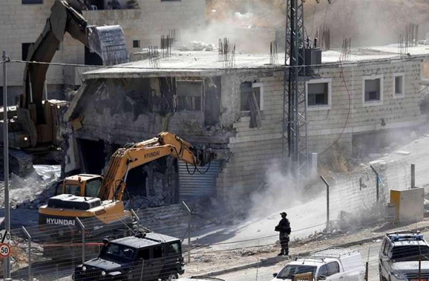 emolition Of Palestinian Homes In Jerusalem इजराइल की बड़ी कार्रवाई, येरुशलम में तोड़े फिलीस्तीनियों के घर
