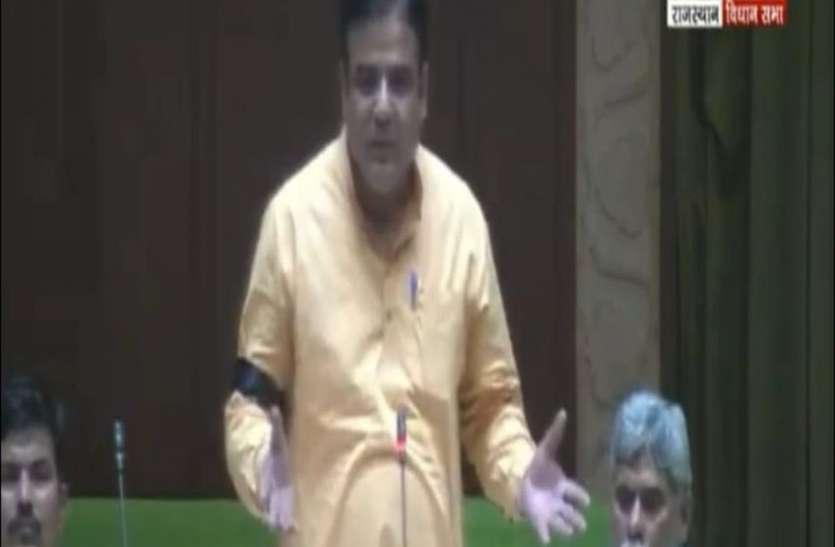 bikaner in vidhansabha विधायक बिहारीलाल बिश्नोई ने भी उठाया हाइकोर्ट बैंच का मामला