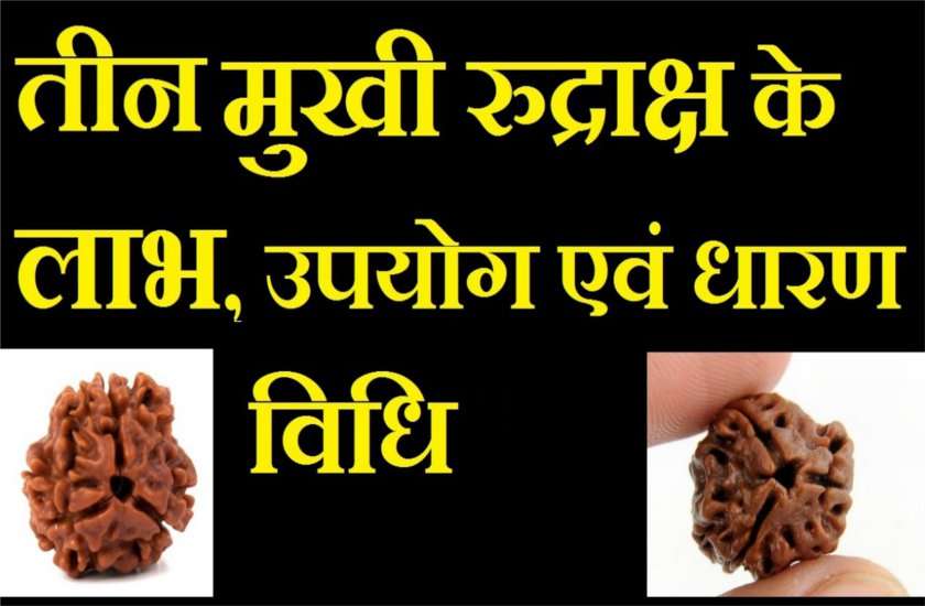 tin mukhi rudraksha benefits in sawan