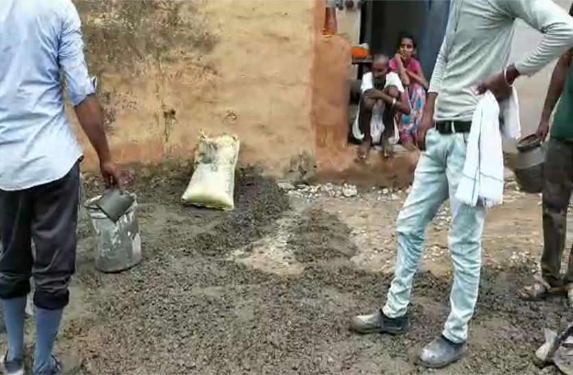 CC road construction began investigating in Bhilwara सीसी सड़क निर्माण की जांच शुरू