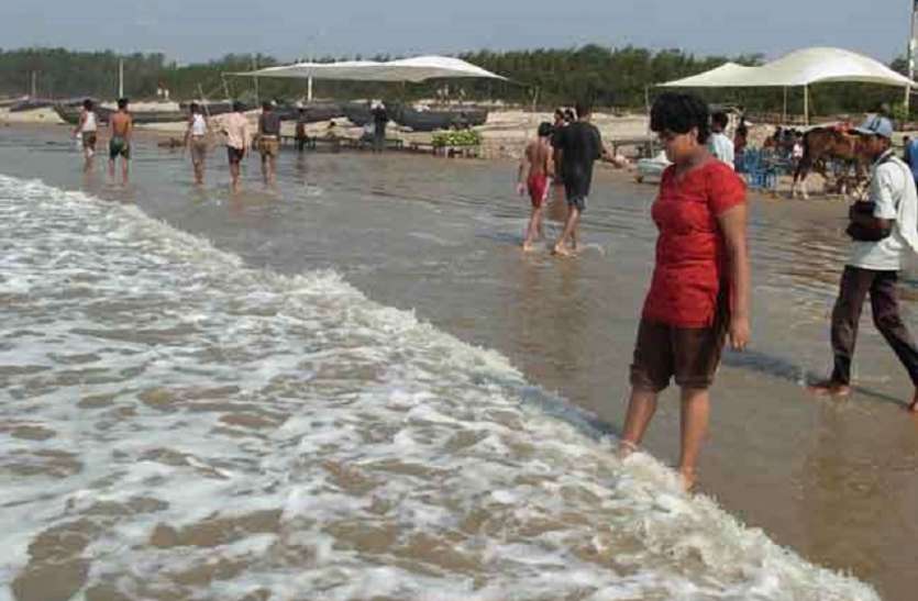 kolkata west bengal Digha : OMG ! बंगाल की खाड़ी ने दीघा मेंबदला रंग