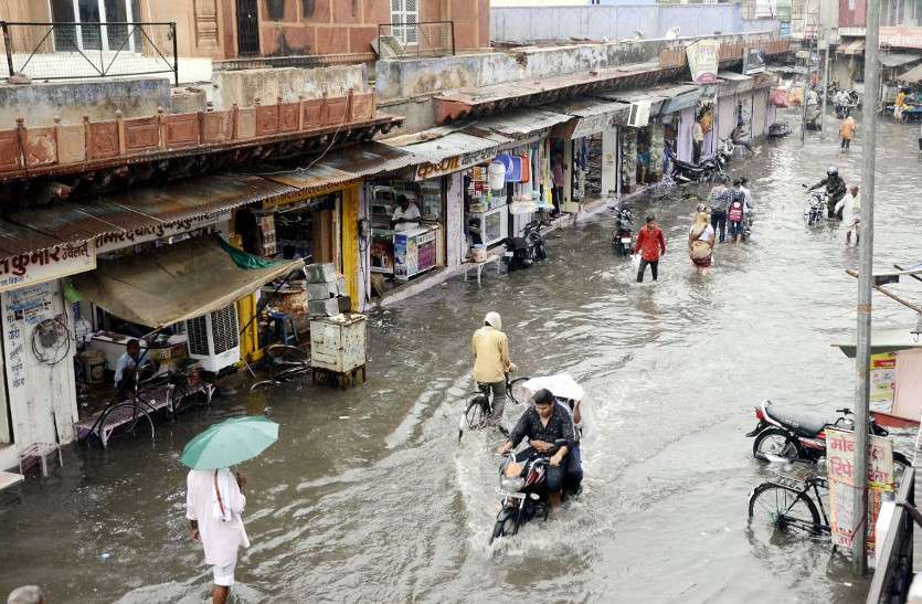 Heavy Rain in Jaipur