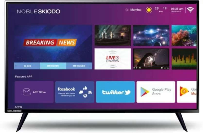 Noble Skiodo Smart TV Noble Skiodo ने भारत में 2 नए Smart TV किए लॉन्च, कीमत महज 6,799 रुपये