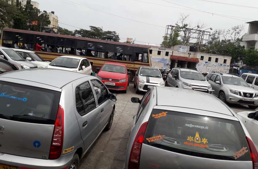 chennai, tamilnadu बहुमंजिली पार्किंग प्रणाली कागजों में दफन