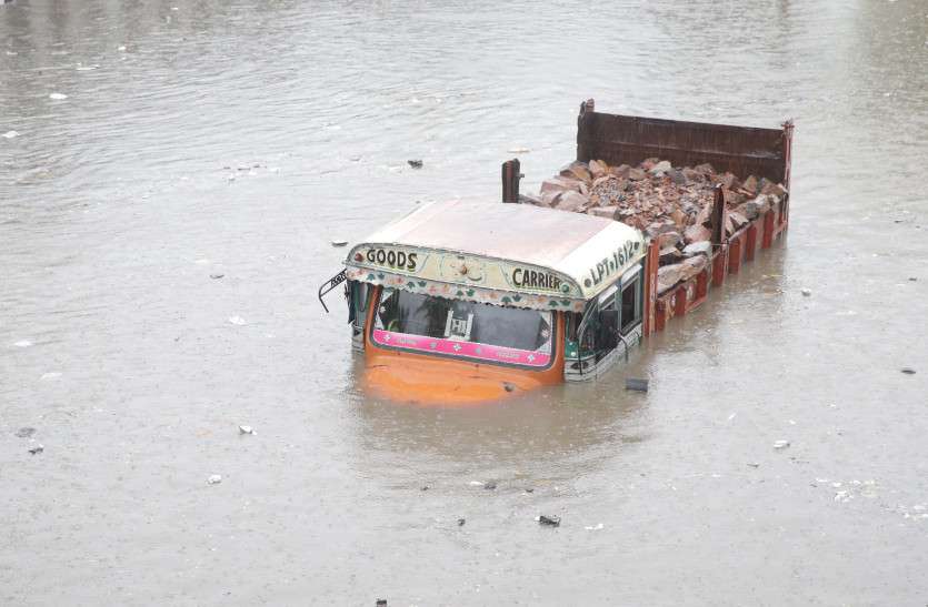 heavy rain in rajasthan