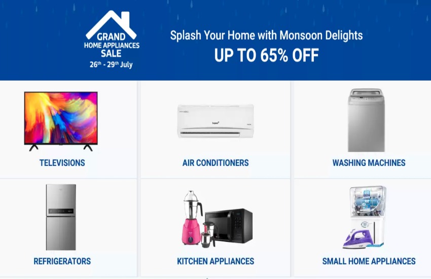 Flipkart Grand Home Appliances Sale 65 Percent Discount Offer Flipkart Grand Home Appliances Sale श र 6000 स कम क मत म म ल रह व श ग मश न Patrika News