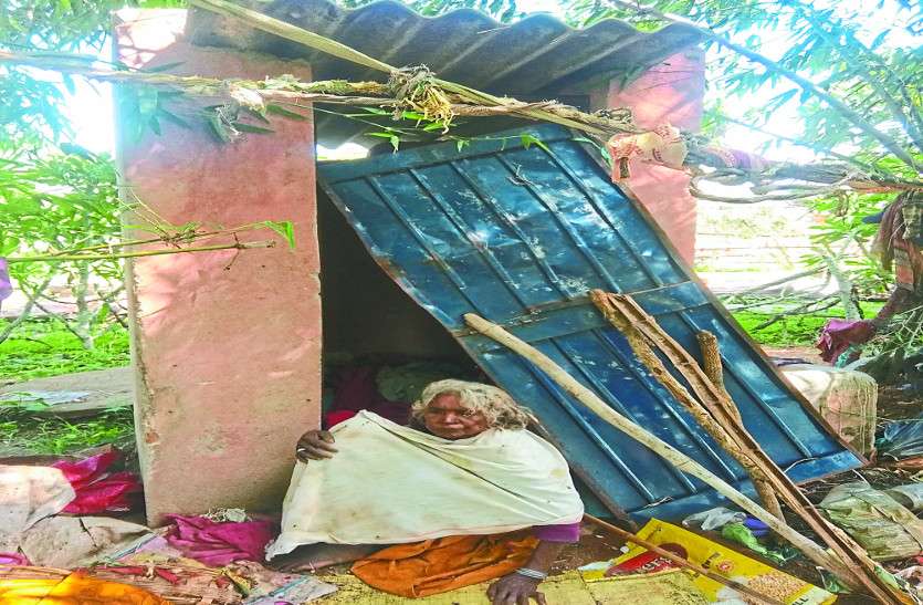 old woman was living in toilets for five months पांच महीने से शौचालय में रह रही थी बुजुर्ग महिला, पंचायत ने ली सुध