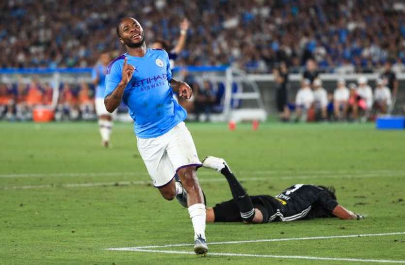 Rahim Sterling मैनचेस्टर सिटी ने योकोहोमा एफएम को 3-1 से दी शिकस्त