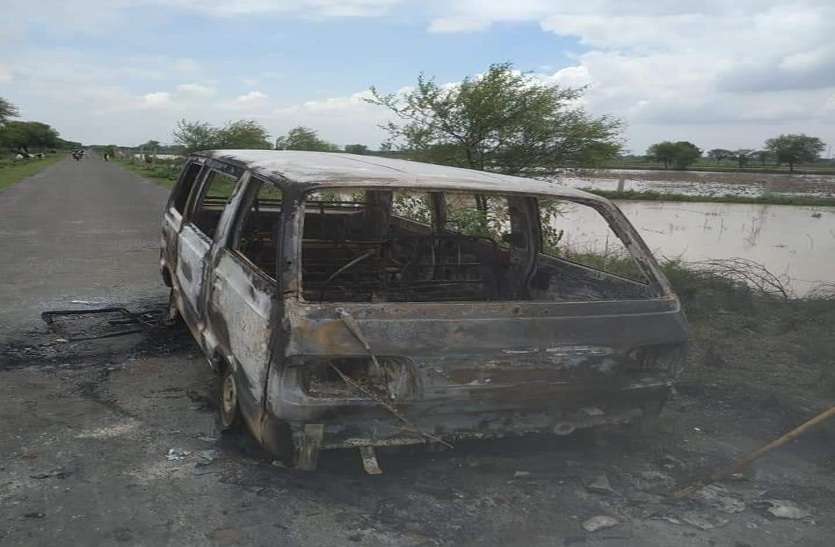 Fire in school van