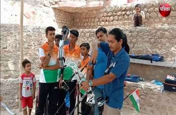 Bikaner's archer was selected in the Para Olympics बीकानेर के इन तीरंदाज का चयन पैरा ओलम्पिक में