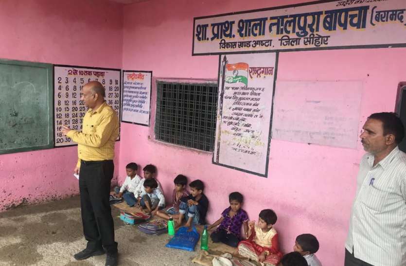 sehore school news : नहीं सुधर रहें स्कूलों के हालात, निरीक्षण में ऐसी स्थिति देख सख्त हुए अफसर