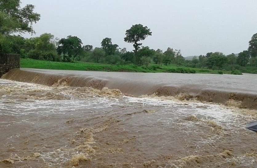 heavy rain alert in rajasthan today तेज बारिश से पानी की जबरदस्त आवक, कई जिलों में भारी बारिश का अलर्ट जारी