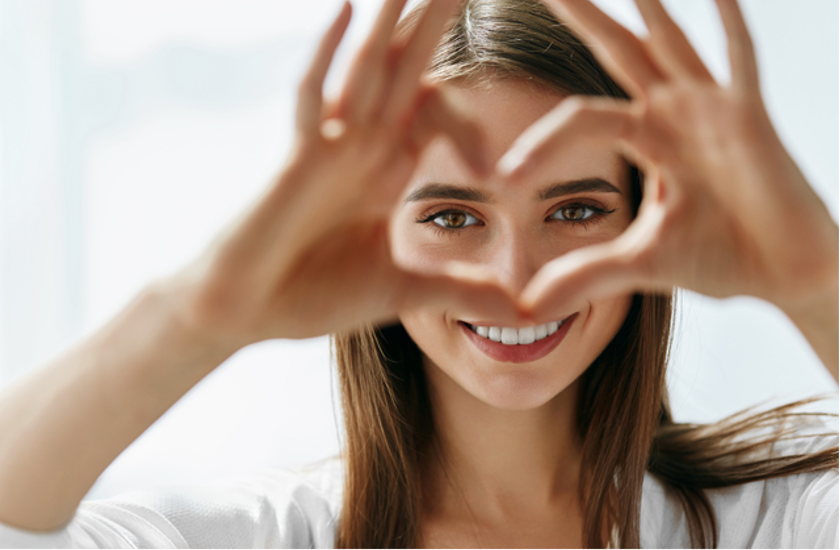 eye connection with heart