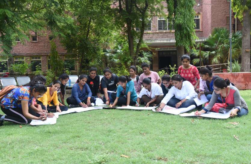 students-election-jodhpur अब रौनक, बंकमार भी आने लगे, कॉलेज अब भाने लगा