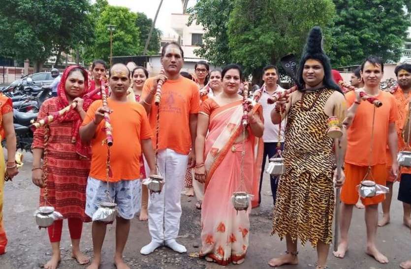 patrika कांवड़ यात्रा में गूंजा बोल बम-तारक बम