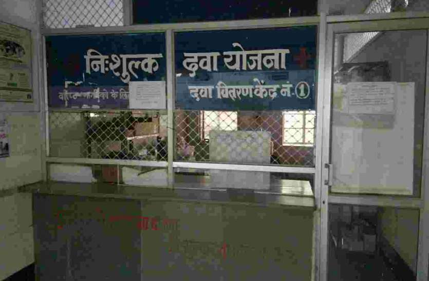 Pratapgarh ऐसे में कैसे खुले जिला चिकित्सालय में २४ घंटे दवा वितरण केन्द्र