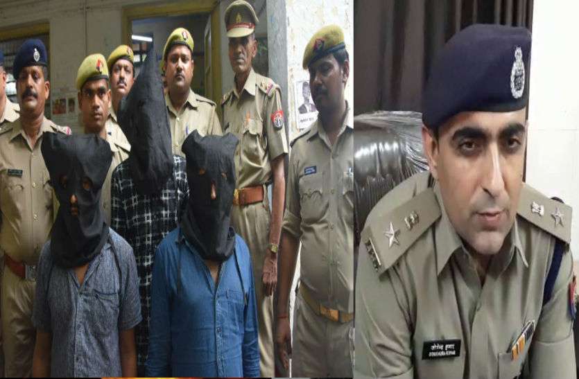 up polce निजामुद्दीन त्रिवेंद्रम सुपरफास्ट एक्सप्रेस में लूटपाट कर मां-बेटी को फेंकने वाले लुटेरे गिरफ्तार, गिरोह में मुख्य आरोपी की पत्नी भी शामिल