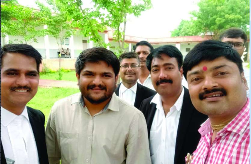 Hardik Patel presented in nathdwara court हार्दिक पटेल न्यायालय में हुआ पेश