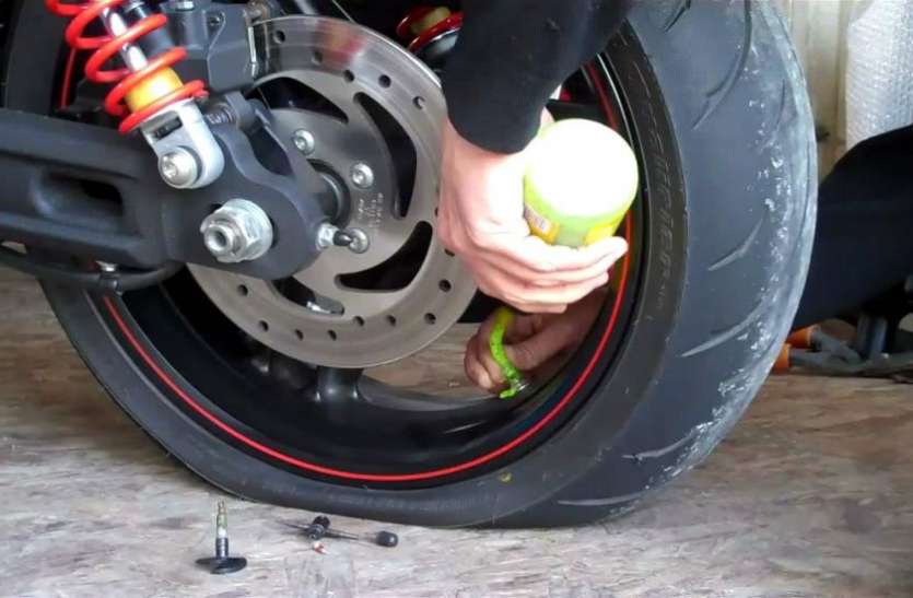 bike tyre puncture